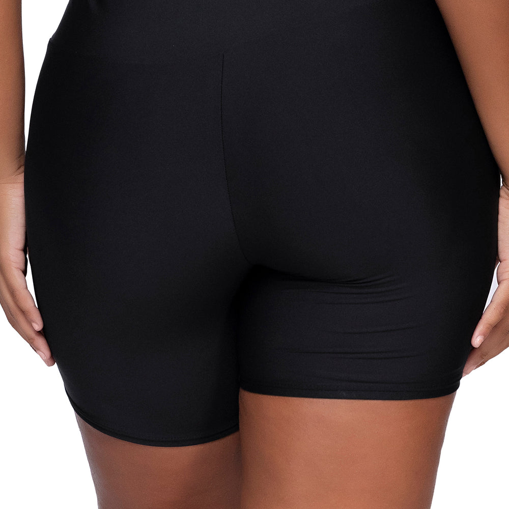 Sunsets Escape Black Bayside Bike Shorts Bottom