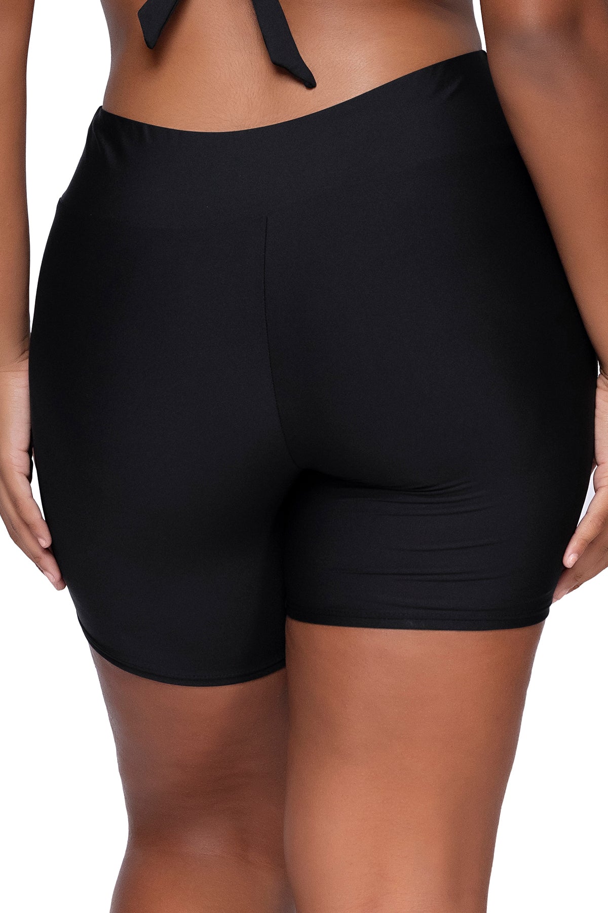 Sunsets Escape Black Bayside Bike Shorts Bottom