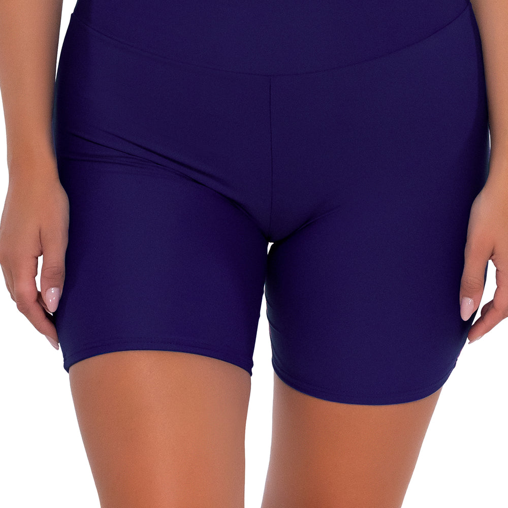 Sunsets Escape Indigo Bayside Bike Shorts Bottom