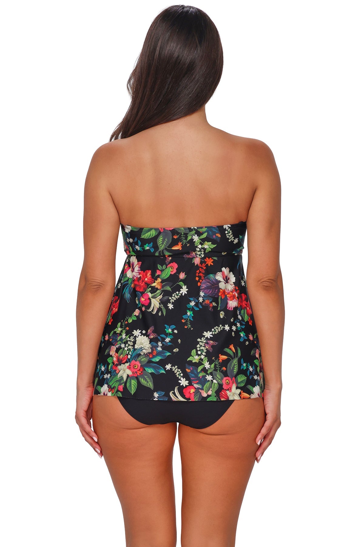 Sunsets Escape Fleur Noire Molly Bandeau Tankini Top