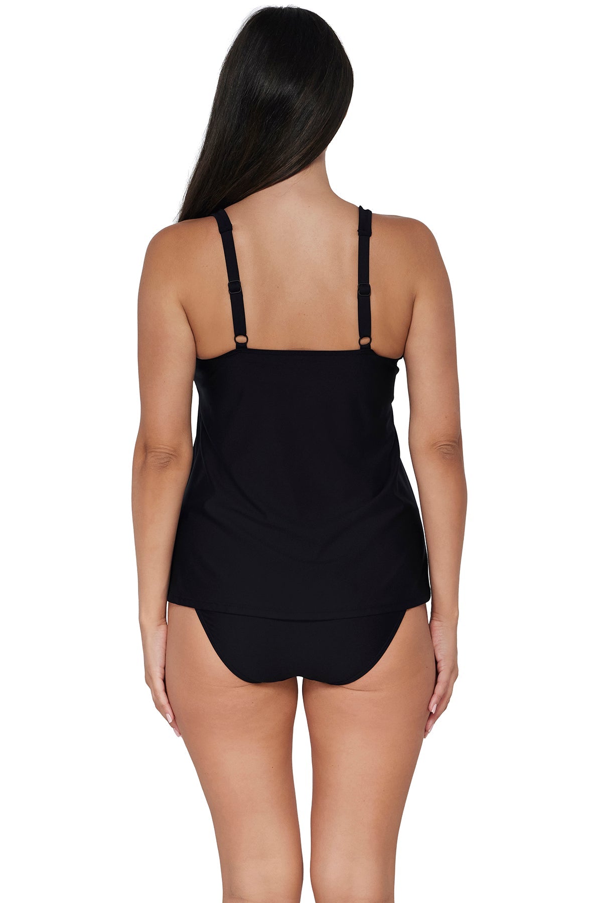 Sunsets Escape Black Jenna Tankini Top