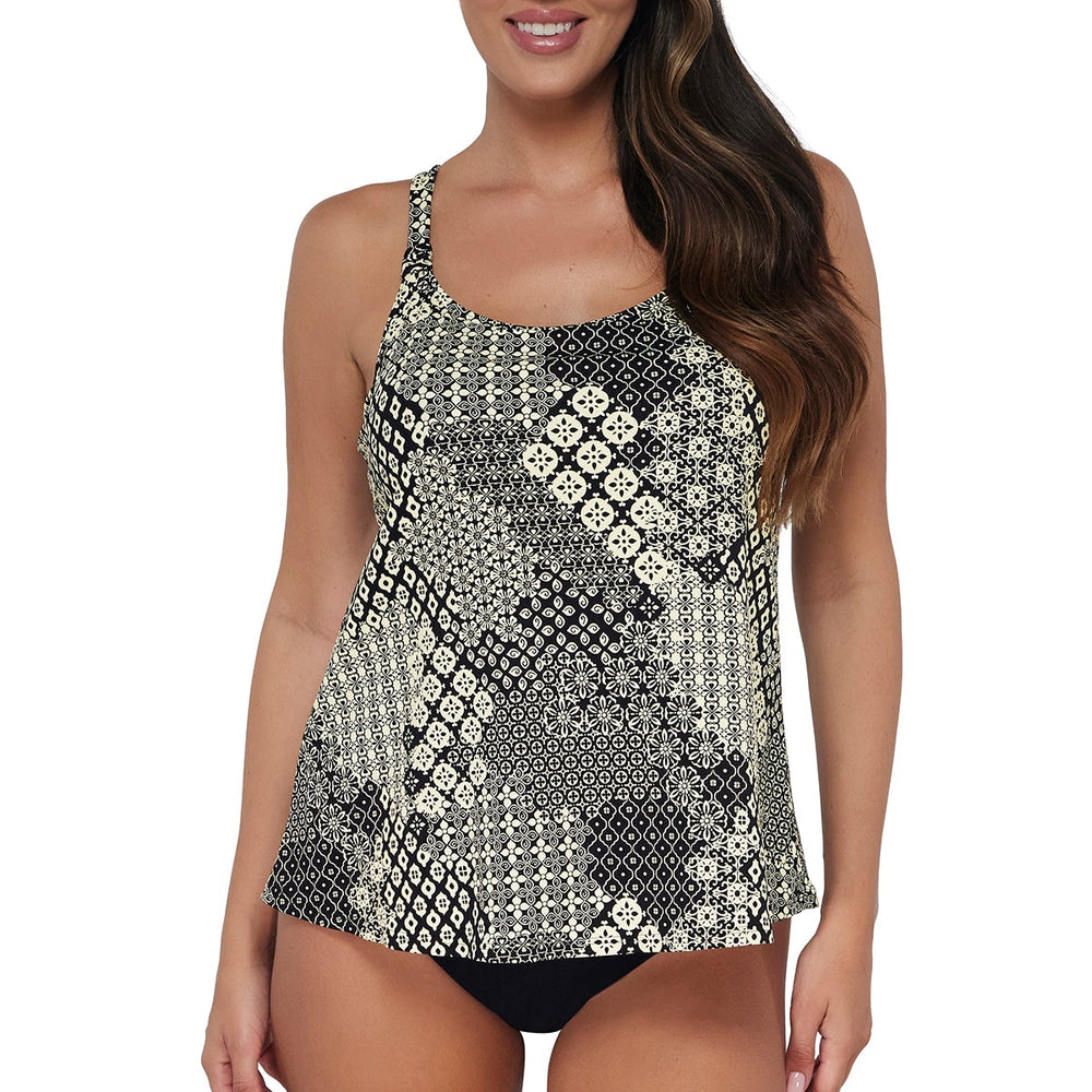 
                      
                        Sunsets Escape Venice Seagrass Texture Jenna Tankini Top
                      
                    