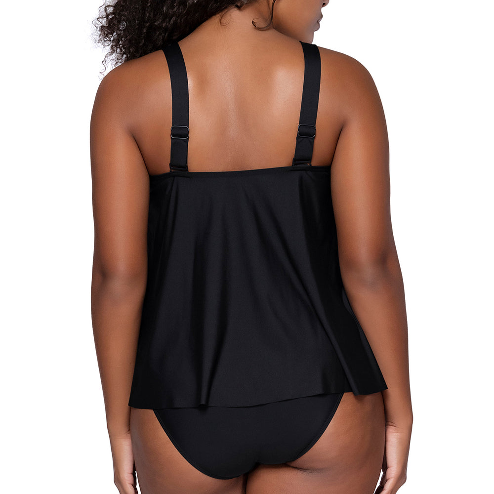 Sunsets Escape Black Sadie Tankini Top