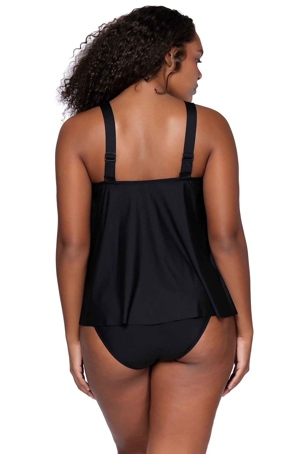 Sunsets Escape Black Sadie Tankini Top