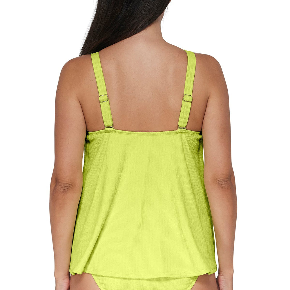 
                      
                        Pacifica Bright Pear Sadie Tankini Top
                      
                    