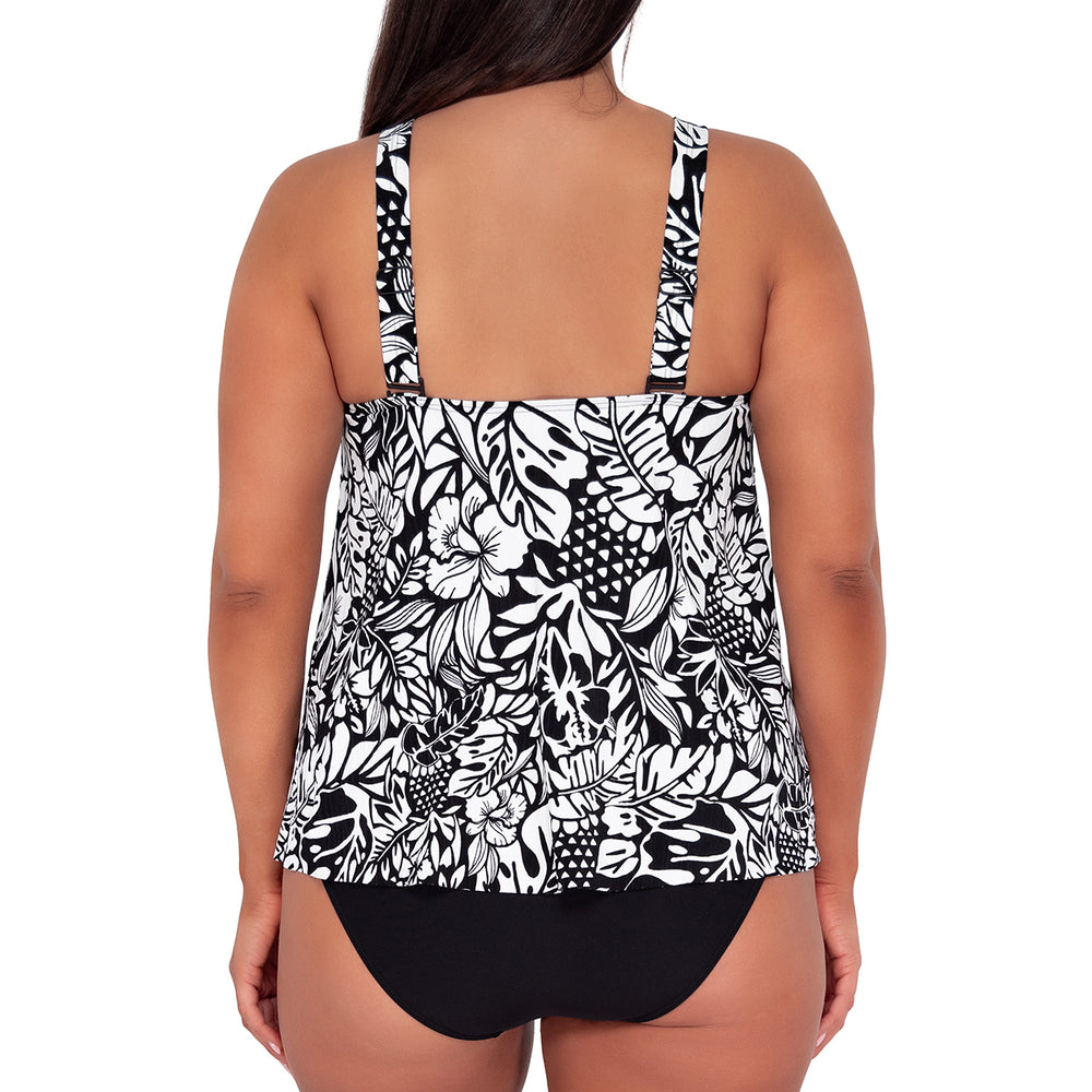 Sunsets Escape Caribbean Seagrass Texture Sadie Tankini Top