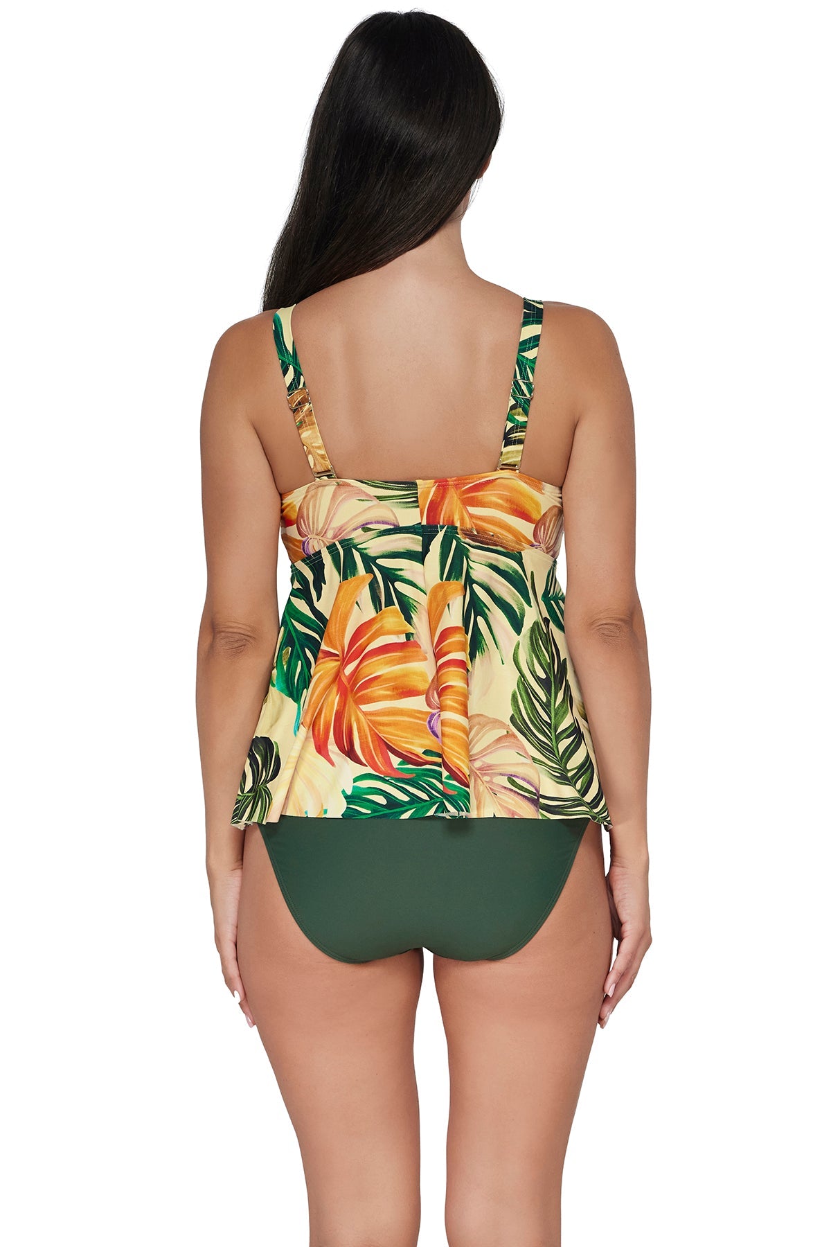 Sunsets Escape Amber Oasis Marin Tankini Top