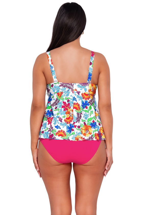 Sunsets Escape Camilla Flora Marin Tankini Top