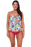 Sunsets Escape Camilla Flora Marin Tankini Top