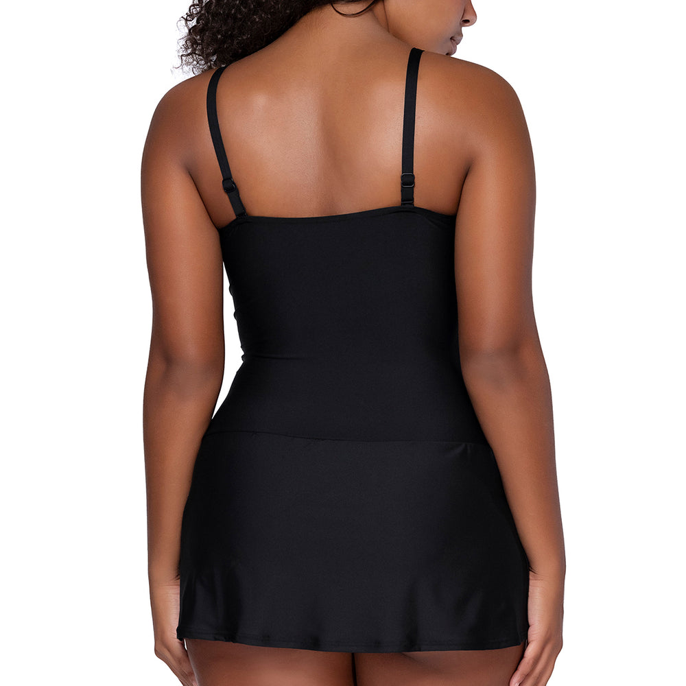 Sunsets Escape Black Sienna Swim Dress One Piece