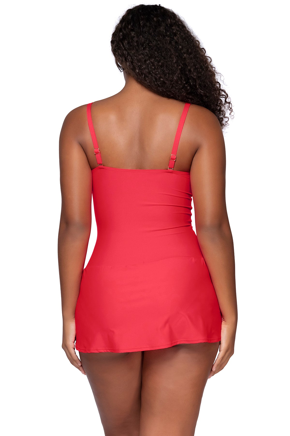 Sunsets Escape Geranium Sienna Swim Dress One Piece