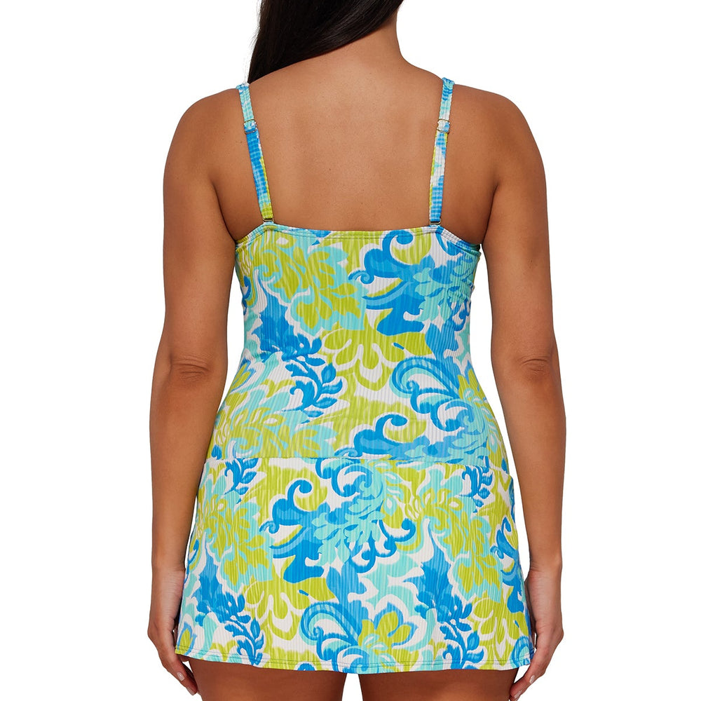 
                      
                        Sunsets Escape Ocean Muse Sandbar Rib Sienna Swim Dress
                      
                    