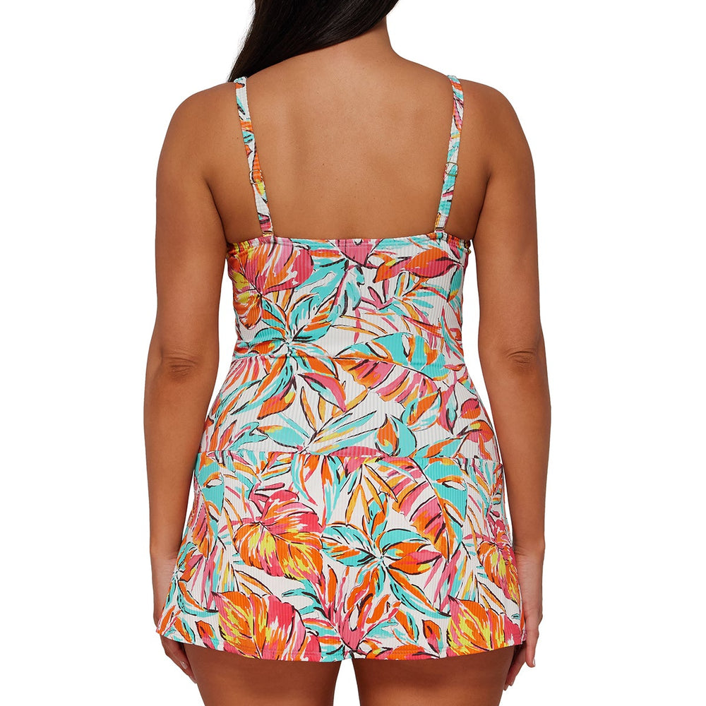 
                      
                        Sunsets Escape Palms Serenade Sandbar Rib Sienna Swim Dress
                      
                    