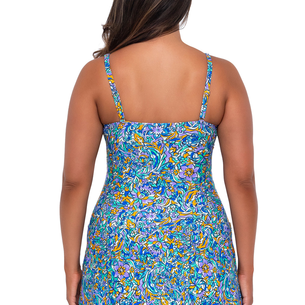 Sunsets Escape Pansy Fields Sienna Swim Dress One Piece