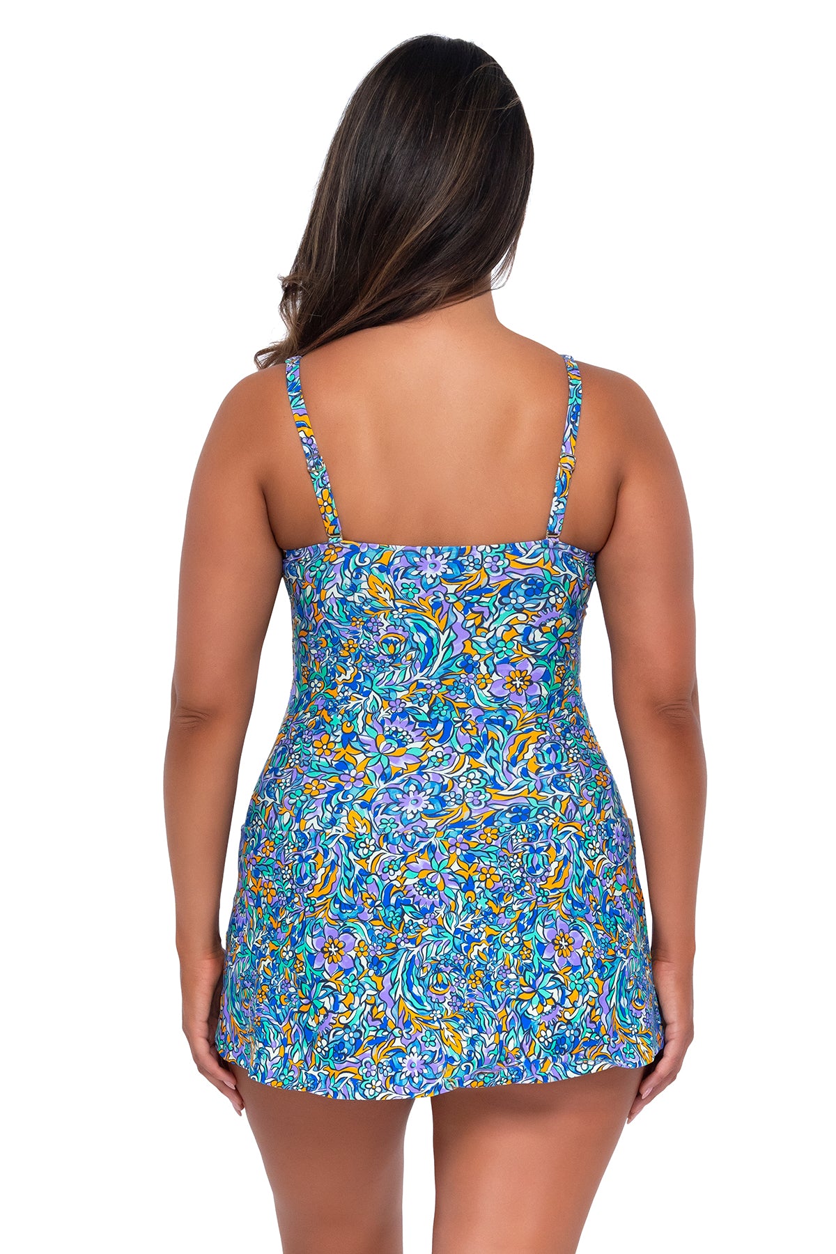 Sunsets Escape Pansy Fields Sienna Swim Dress One Piece