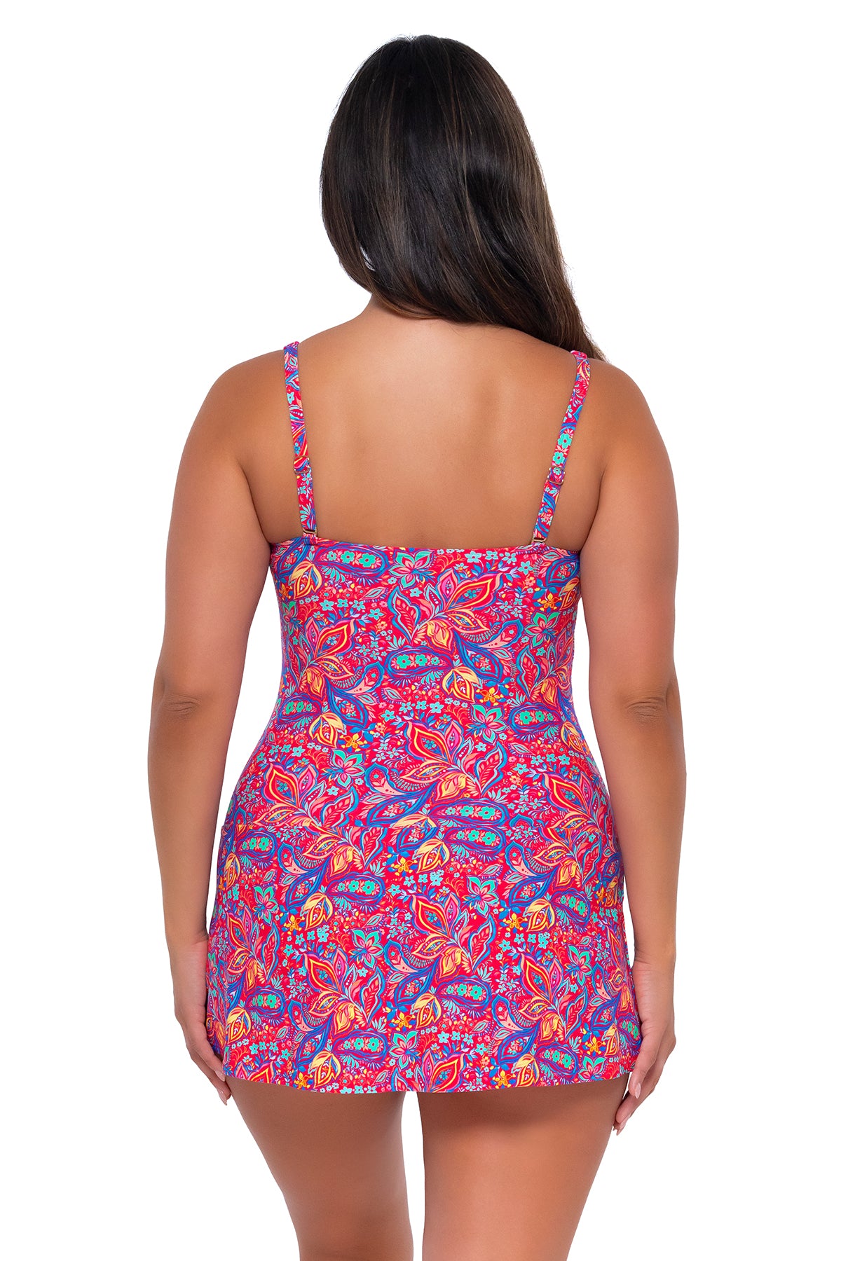 Sunsets Escape Rue Paisley Sienna Swim Dress One Piece