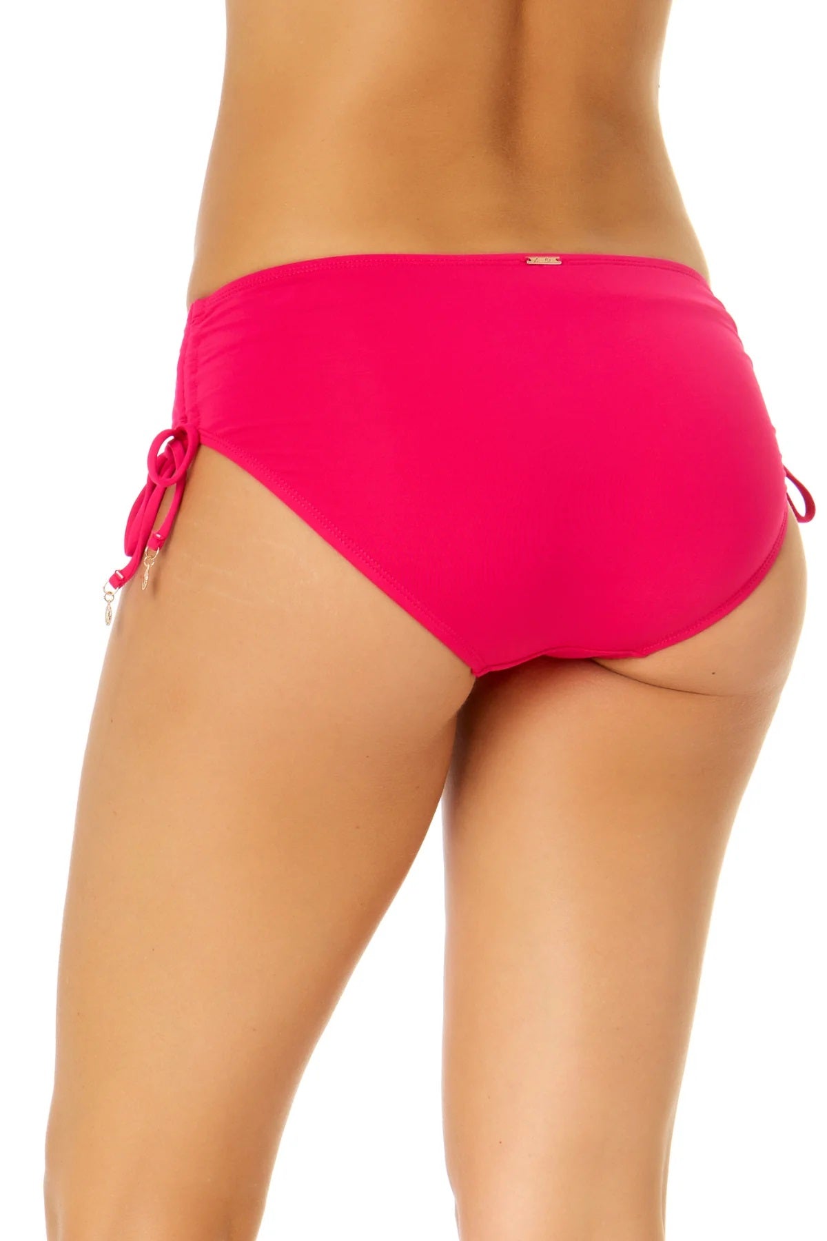 Anne Cole Live In Color Berry Side Tie Swim Bottom