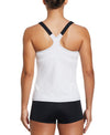 Nike Swim Women's Powerback Tankini Shorts Set White