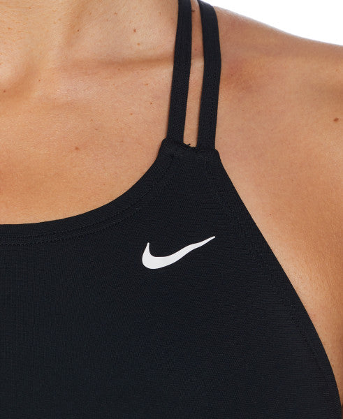 
                      
                        Nike Swim Women's Poly Solid Spiderback One Piece Black
                      
                    