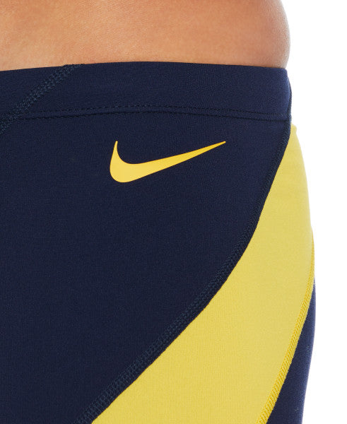 Nike Swim Men's Vex Color Block Jammers Varsity Maize