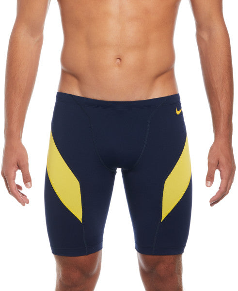 Nike Swim Men's Vex Color Block Jammers Varsity Maize