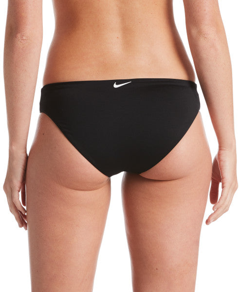 Nike Swim Women's Essential Scoop Bikini Bottom Black