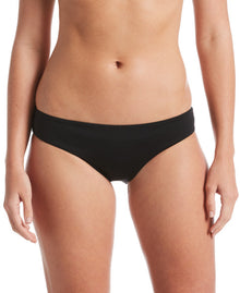  Nike Swim Women's Essential Scoop Bikini Bottom Black