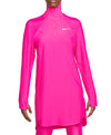 Nike Swim Women's Essential Long-Sleeve Tunic Pink Prime