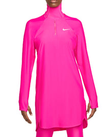  Nike Swim Women's Essential Long-Sleeve Tunic Pink Prime