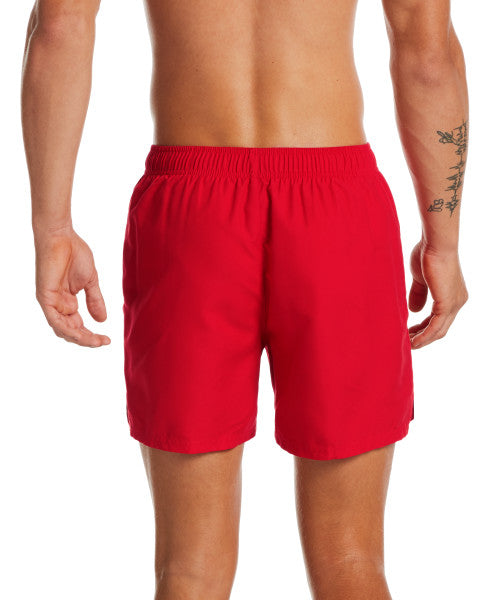 Nike Swim Men's Standard Lap 5" Volley Shorts Solid University Red