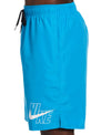 Nike Swim Men's Solid Logo Lap 9" Volley Shorts Laser Blue