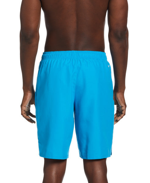 Nike Swim Men's Solid Logo Lap 9" Volley Shorts Laser Blue