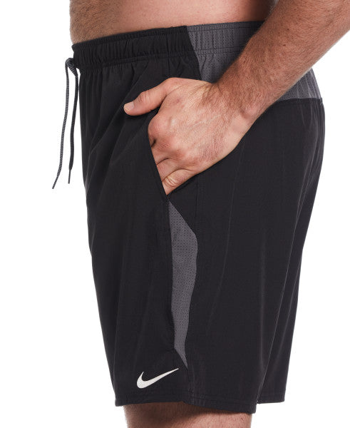 Nike Swim Men's 9" Contend Size Volley Shorts Black