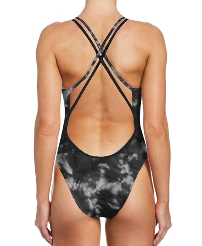 
                      
                        Nike Swim Women's Tie Dye Spiderback One Piece Black
                      
                    