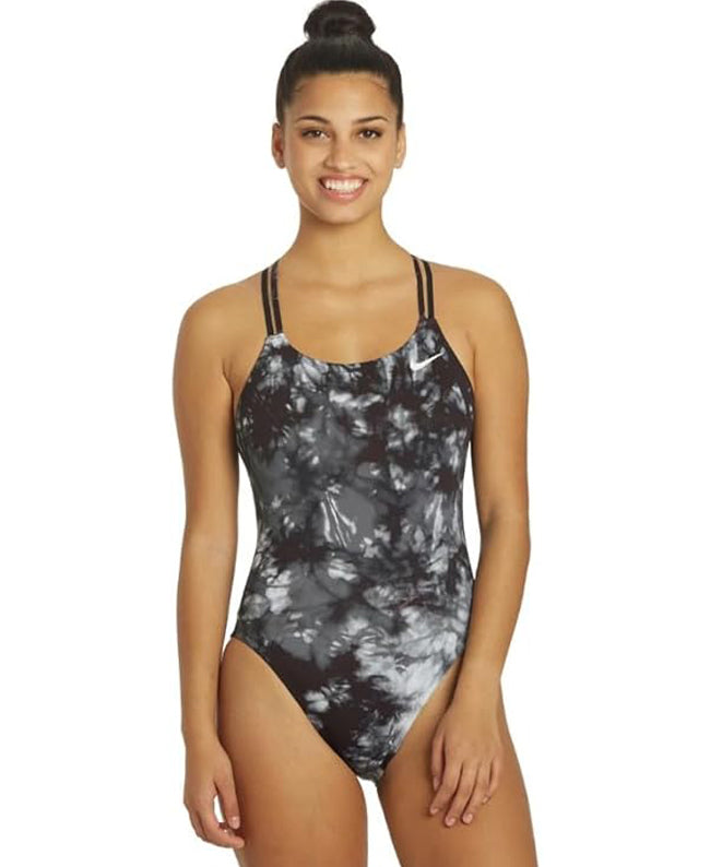 
                      
                        Nike Swim Women's Tie Dye Spiderback One Piece Black
                      
                    