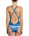 Nike Swim Women's Hydrastrong Crystal Wave Spiderback One Piece Game Royal