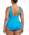 Nike Swim Women's Plus Size Essential U-Back One Piece Blue Lightning