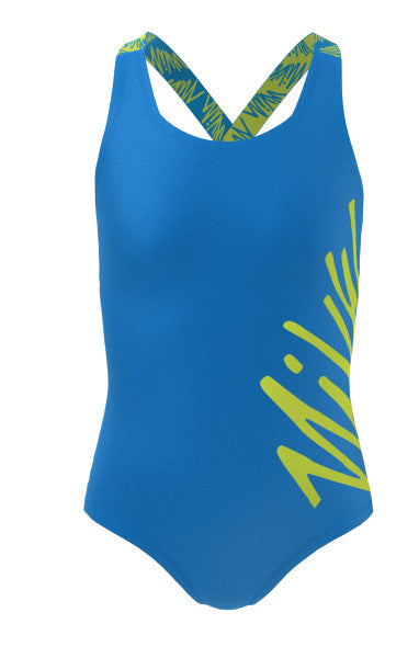 
                      
                        Nike Swim Girls' Script Logo Crossback One Piece Photo Blue
                      
                    