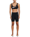 Nike Swim Women's Multi Logo Scoop Neck Bikini Top Black