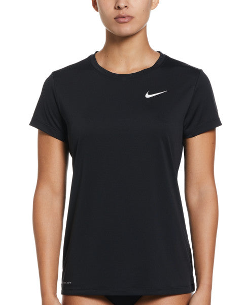 
                      
                        Nike Swim Women's Essential Short-Sleeve Loose Fit Hydroguard Black
                      
                    