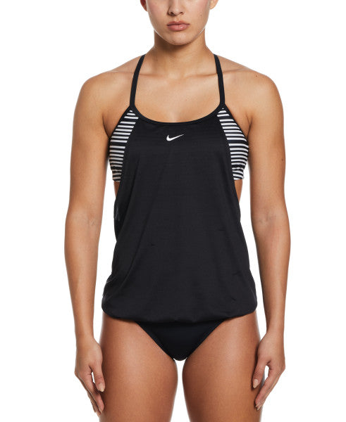 Nike Swim Women's Layered Tankini Set Black