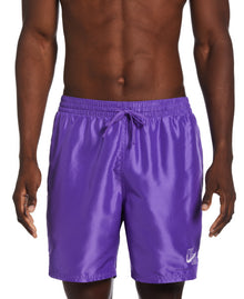  Nike Swim Men's Essential Logo Lap 7" Volley Shorts Action Grape