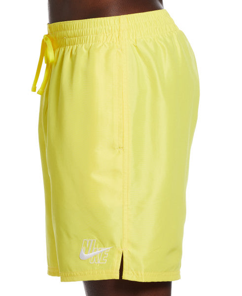 Nike Swim Men's Essential Logo Lap 7" Volley Shorts Opti Yellow