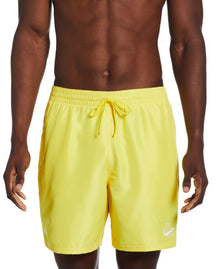  Nike Swim Men's Essential Logo Lap 7" Volley Shorts Opti Yellow