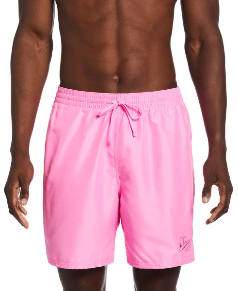 Nike Swim Men's Logo Essential Lap Volley Shorts Pink Spell