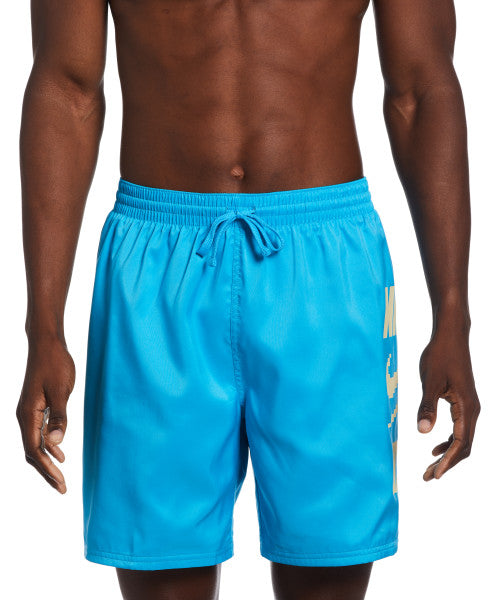 Nike Swim Men's Digi Stack Breaker 7" Volley Shorts Blue Lightning