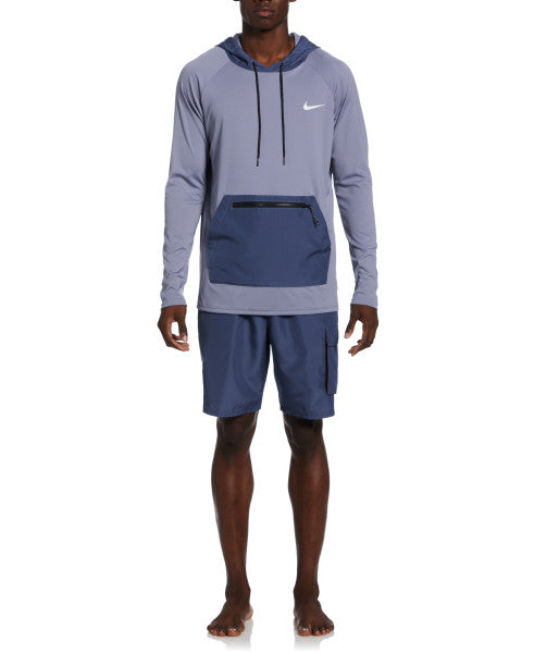 
                      
                        Nike Swim Men's Packable Long-Sleeve Hooded Hydroguard Ashen Slate
                      
                    