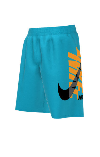 Nike Swim Boys' Shift Breaker 7" Volley Shorts Blue Lightning