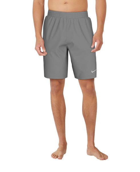Nike Swim Men's Breaker Solid Essential 9" Volley Shorts Cool Grey