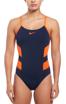  Nike Swim Women's Vex Racerback One Piece Team Orange